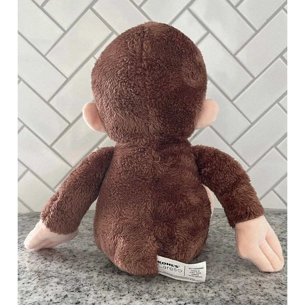 Curious George 14” Plush Monkey Kohl’s Cares 2022 Brown Stuffed Animal Toy